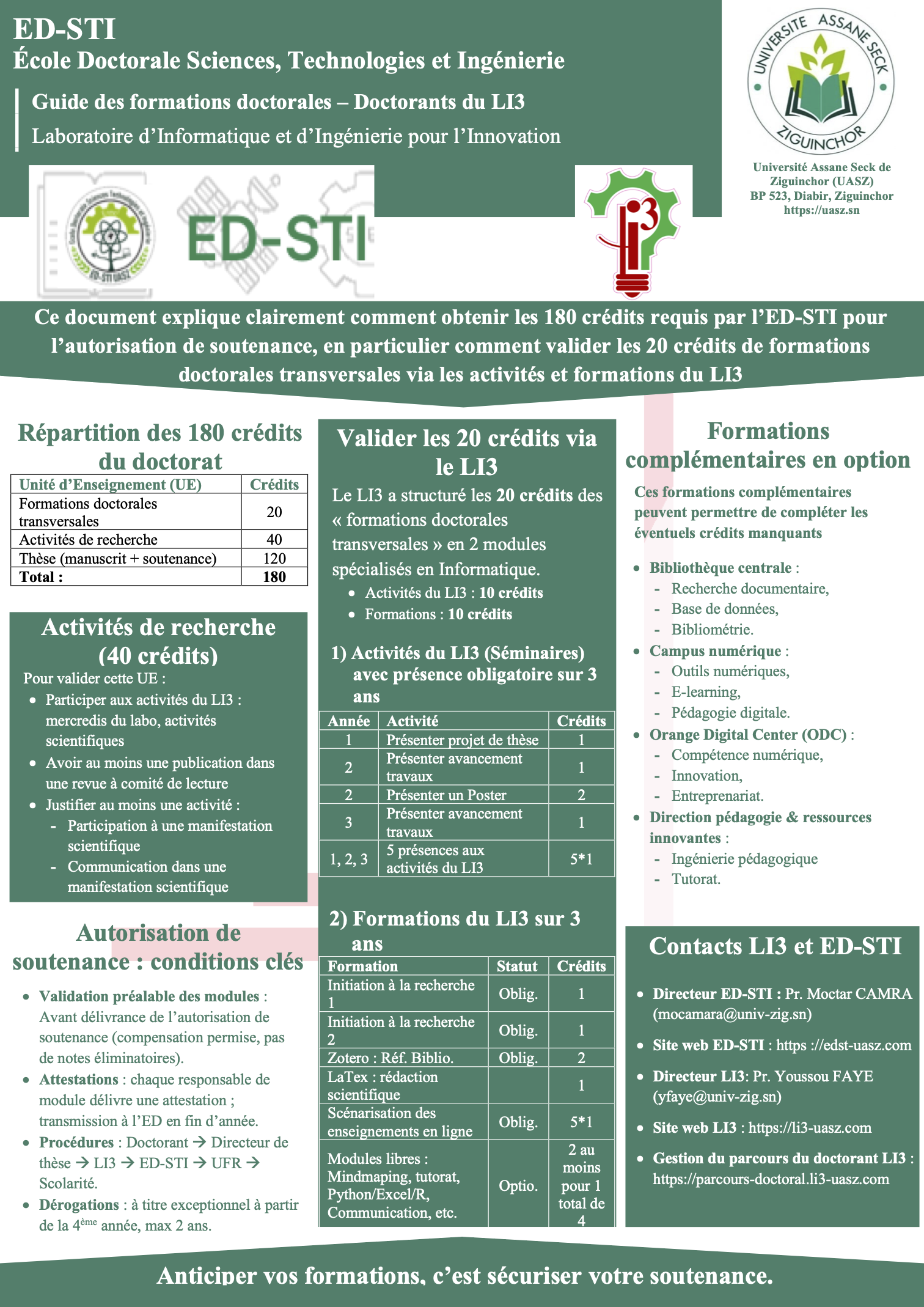 Prospectus formation doctorale